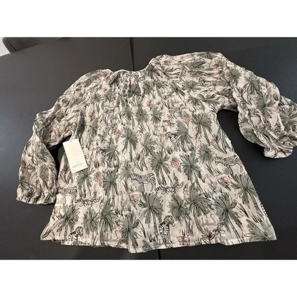 Karen Kane Women's Peasant Blouse Garden Party Size Small - Picture 8 of 8